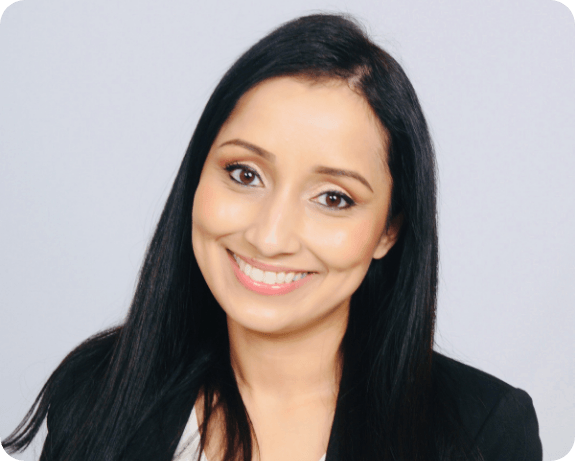 smiling Dr. Farhana Oza-Chughtai